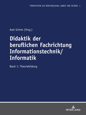 cover image of Didaktik der beruflichen Fachrichtung Informationstechnik/Informatik